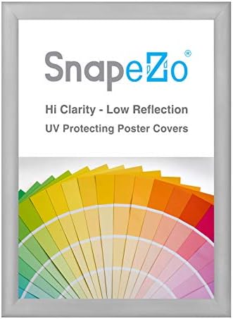 Snapezo Silver Post Frame A1 големина, 1,2 инчен профил на алуминиум, предвремена рамка за вчитување, монтирање на wallидови, премиум