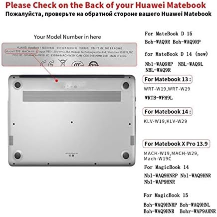 Случај ЗА Лаптоп ХИНКСИУС За Huawei Matebook D14 D15 Симпатичен Број На Букви Проучете Ја Тврдата Корица За Matebook D14 D15 2019 2020 Случаи
