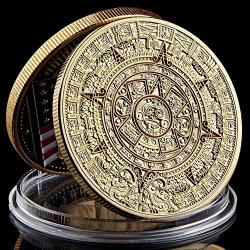 Борба Накит Мексико Маите Ацтеките Календар Уметност Пророштво Култура Предизвик Монета