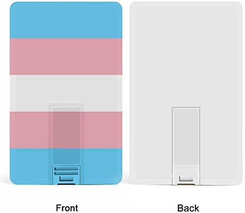 Трансродовите ЛГБТ Знаме USB Флеш Диск Персоналните Кредитна Картичка Диск Меморија Стап USB Клучни Подароци