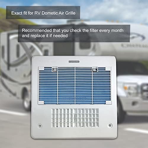 Филтер за климатизација на RV - 14 x 7,5 RV AC Филтри за замена за Dometic Air Grille 3313107.103, 3105012.003