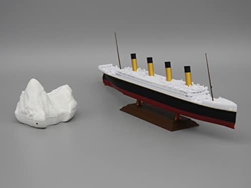 Рмс Титаник Модел Најисториски Точни Високо Ниво На Детали 1 Нога Во Должина w / Штанд и Ледениот Брег