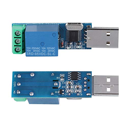 Модул за реле на Taidda USB, цврста трајна лесна лесна LCUS1 USB реле модул Интелигентен USB прекинувач за контрола на модулот на одборот
