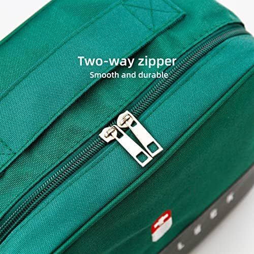 Topassion Празни торби за прва помош, торба за патувања за медицина, торба за организатор на медицински материјали, преносен комплет за