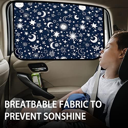 Xbrtaia 2 пакуваат нијанси на магнетни автомобили за странични прозорци бебе, странична прозорец од автомобили, сенка на сонце, додатоци