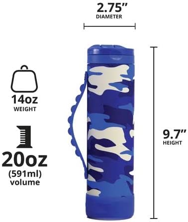 Елементарно 20 мл иконски поп -фитгет шишиња со вода, детски шишиња за девојчиња и момчиња од училиштата, троен wallиден вакуум изолирани