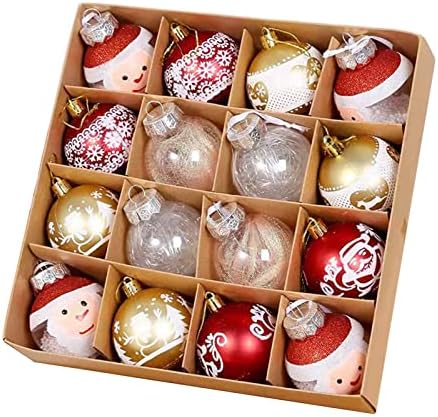 Вештачки poinsettias garland for на отворено Божиќно декоративно обоена топка кутија за подароци поставена креативна боја златна Божиќна топка