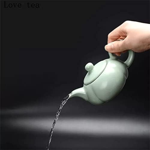 Дебела чајник испукана керамика мала чајник за чај од чај