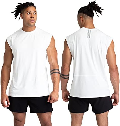 Holure 3 пакет за машка салата за теретани врвови тренингот без ракави маици за тренинг на резервоарот за атлетски мускули за бодибилдинг кошули
