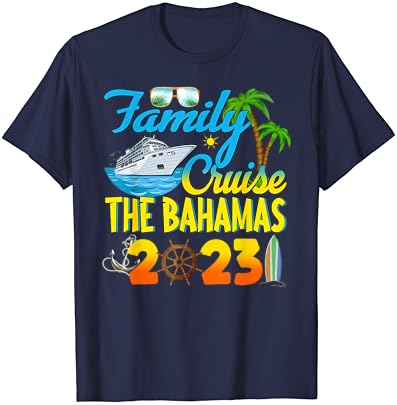Семејно Крстарење На Бахамите 2023 Маица За Летен Одмор