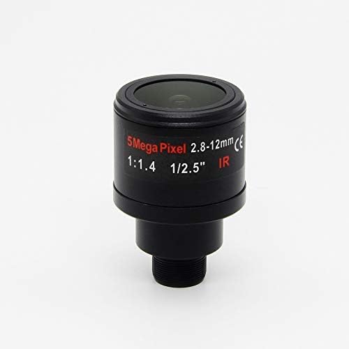 Jetsecam 5MP акција камера со вари-фокални леќи 2.8-12mm M12 монтирање 1/2,5 инчен IR филтер за долго растојание