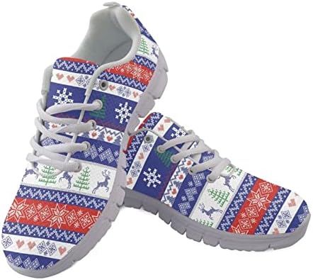 Божиќни патики на ientиенто за жени, женски божиќни чевли тениски чевли, празнични чевли за жени