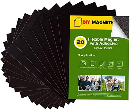 Магнет листови со лепило за 5x7 слики, магнетни лепила, фото магнети за дома/училница