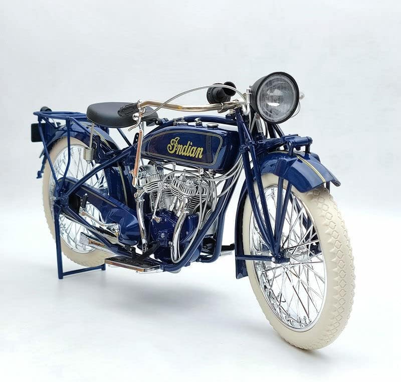 Guiloy 1: 6 Scalel for Indian Scout 1920 Мотоцикли 16231 - Сина користена метална диекаст модел играчки играчки ограничена колекција