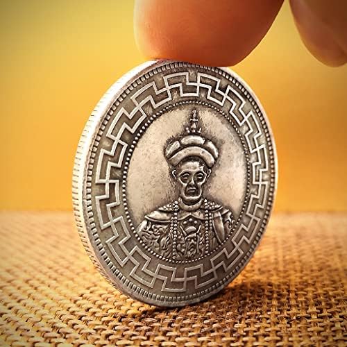 Кинг династија Даогуанг прва година сребрена јуана античка змеј монета да игра Даогуанг император сребрен круг змеј океан океан антички