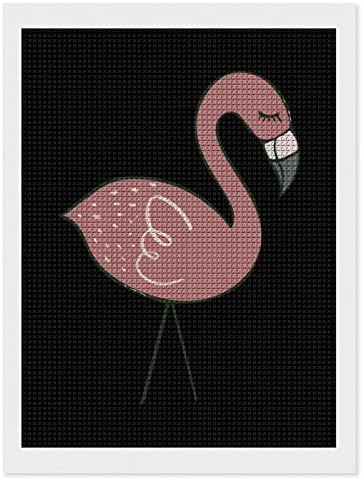 Камп -фламингос дијамантски сликарство комплет уметност слики DIY целосна вежба Дома додатоци Возрасни подароци за домашен wallид