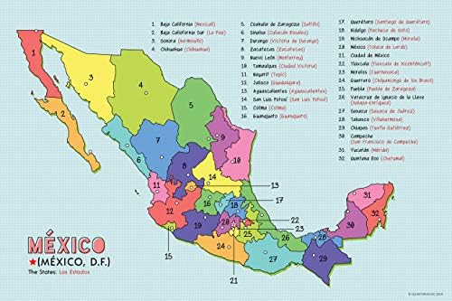 Четвртина шпански Јазик Земја Мапи за Училница-Шпанија, Мексико, Централна Америка/Карибите, &засилувач; Јужна Америка Постер Сет,