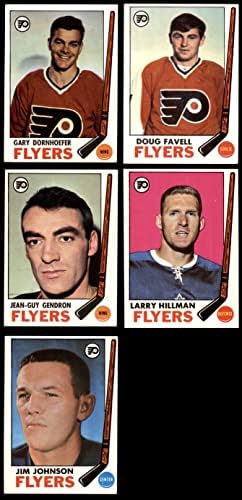 1969-70 Топс Филаделфија Флаери во близина на екипата ги постави Филаделфија Флаери VG/EX+ Flyers