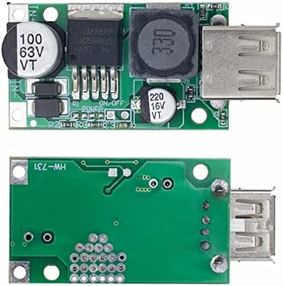 NHOSS LM2596HV LM2596HVS 5V DC-DC чекор надолу на конверторот на конверторот 9V 12V 24V 36V 48V до 5V 3A USB полнач модул табла