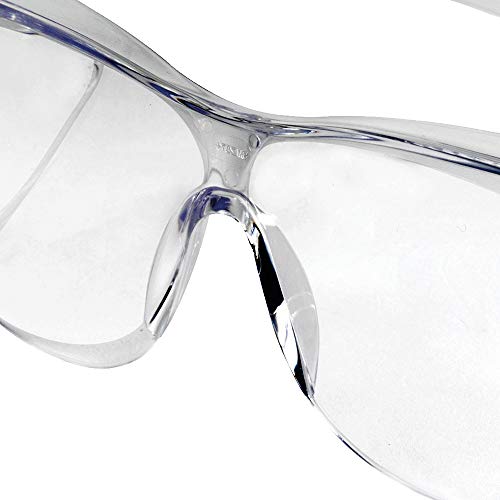 Sellstrom лесни, безбедносни очила преку стакло, заштитни очила, јасни леќи, чиста рамка со странични штитови, S79103