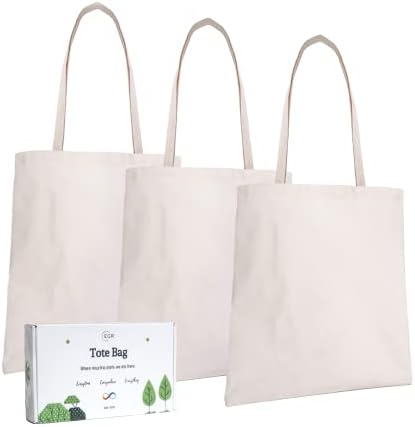Egr 3 пакет празно платно торбички торбички за купување на рефус торба за занаети DIY за еднократно крзно торбички торбички симпатични платни плажа торба