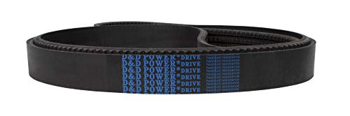 D&D PowerDrive 2/Bx62 Cogged Banded V Belt, гума