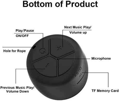 Водоотпорен звучник на Bluetooth звучник Momoho Bluetooth Portable Bluetooth звучник безжичен Bluetooth звучник краток дизајн ipx7 мал звучник