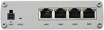 Teltonika Rutx08000000 Индустриски рутер за етернет, 4 x Gigabit Ethernet порти со до 128 VLAN-базирани VLAN-базирани, Euro PSU,