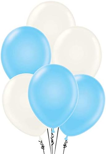 PMU балони 11 инчи PartyTex Premium Baby Blue и Brown LaTex PKG/25
