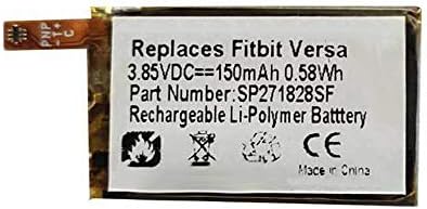MPF Производи 150MAH SP271828SF Замена На Батеријата Компатибилен Со Fitbit Верса Фитнес Паметен Часовник FB504 FB505