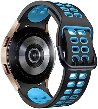 Даикмз Закривен Крај 20мм Силиконски Ремени За Samsung Galaxy Watch 4 Класичен 46 42мм Нараквица Часовник4 44 40мм Замена