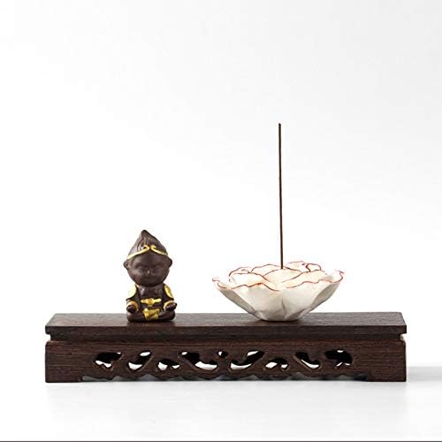 Рахима Вајпсинг - Дрвена вазна дисплеј штанд гроздобер дрвена статуа вазна табела за ламба чајник за бази за мали работи предмети