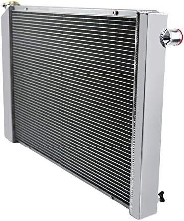 CoolingSnow Сите Алуминиумски Радијатор за 1973-1991 Chevy cheyenne Блејзер K10/K20/K30 &засилувач; GMC Џими C1500/2500/3500, 4 Ред Јадро Радијатор+Покровот Вентилатор+Реле Колекции