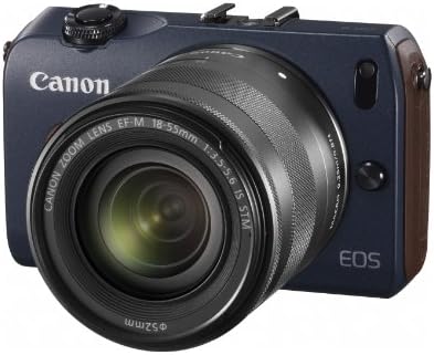 Канон без огледало заменливи леќи камера EOS M Double Lens комплет EF-M18-55mm F3.5-5.6 IS STM/EF-M22MM F2 STM вклучен Beiburu Eosmbl-WLK-Меѓународна