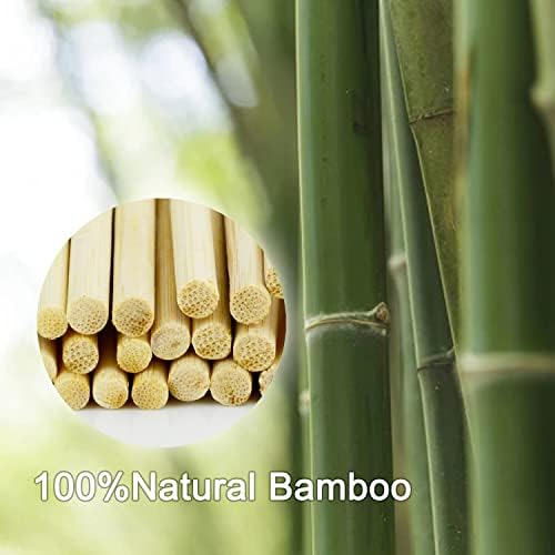 17 +12 Природни стапчиња од бамбус, градинарски дрвени растителни влогови, цветни/орхидеи/домати дрвени влогови растителни растителни