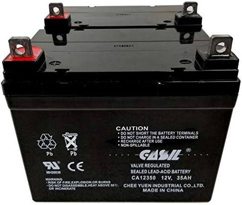 Casil 12v 35ah Замена На Батеријата Компатибилен Со Hoveround MPV1, MPV2, MPV3, MPV4, MPV5 Батерија 2 Пакет