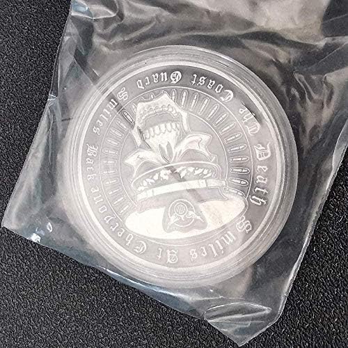 Мкиопнм Американската Крајбрежна Стража Комеморативна Монета Череп Главата Сребрена Античка Армија Фан Пиратски Монета