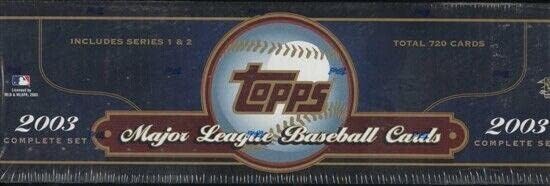 2003 Топс Бејзбол Мало Фабрика Сет-Плоча Хокеј Картички