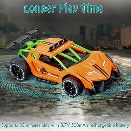 Хоби РЦ тркачки автомобили, автомобили со далечински управувач со батерија што може да се полнат за деца девојчиња момчиња 3 4 5 6 7, 8-12 години, 2,4GHz RC Drift Car Racing Sport Toy Cars Ca