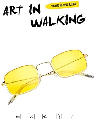 Очила за читање, Модни Ретро Очила За Сонце За Квадрат, Метални Очила Против Сина Светлина Ув Заштита,Што Се Користат За Патување, Возење