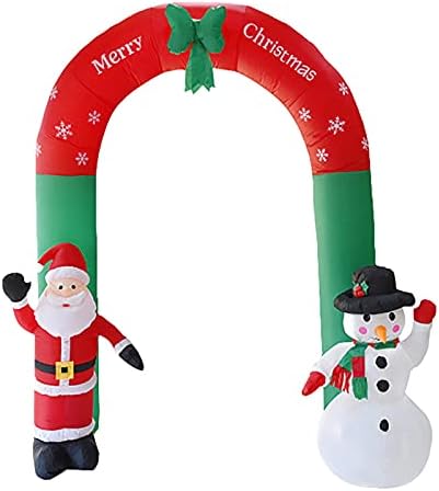 Надувување на лак Санта снежен човек Божиќ на отворено украси Дома продавница декор кристални украси за монистра на дневна соба
