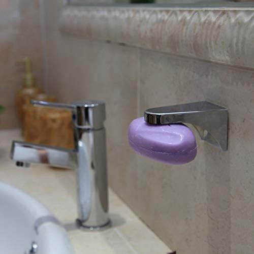Hemoton Bar Soap држач за држач за сапун држач магнетски монтиран wallид монтиран магнетски држач за сапун виси сапун сапун лепило сапун за