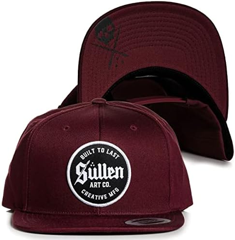Sullen Art Collective Industric SCA3787 Ограничено издание Snapback Skull Flat Visor Hat For Men | 2 бои