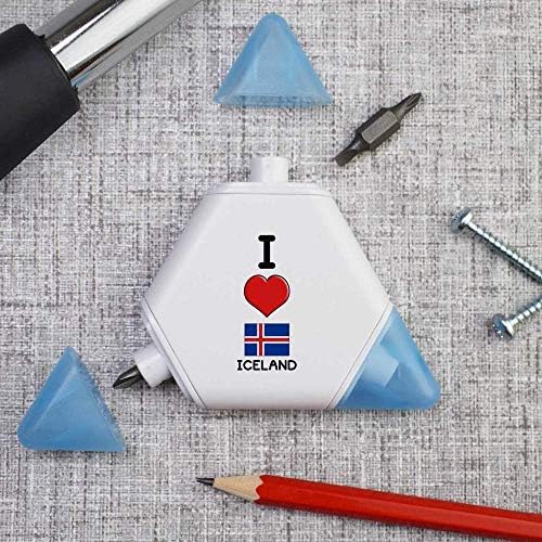 Azeeda „Јас го сакам Исланд“ Компактна DIY мулти -алатка
