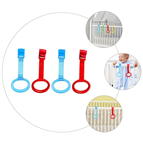 Jardwe 4pcs бебе прстенест ринг прстен за новороденче Снабдување за бебиња за безбедност на бебиња, деца, алатки за учење