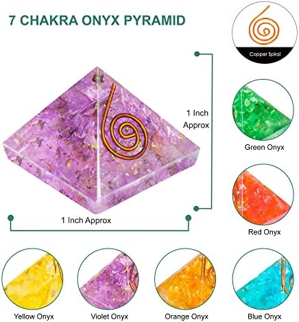 Кристално дрво - Духовни скапоцени камења - Позитивни кристали - Чакра дрво на животот - Кристален камен - Седум чакра кристал - оргон пирамида