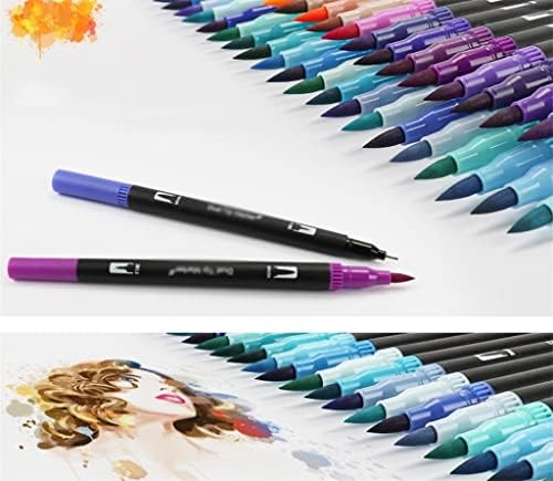 CCBUY 36/48/72 бои акварели уметнички маркери Поставете четка пенкало со двојно врв фининер за цртање канцелариски материјал за боење