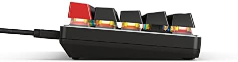 Славна тастатура за прилагодени игри - GMMK 60% проценти Компактен - USB C Wired Mechanice Tellue - RGB Hot Swappable Switches & KeyCaps - црна метална горната плоча