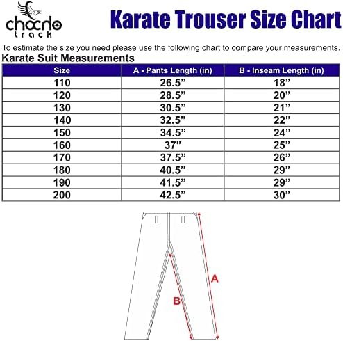 Chocho karate gi панталони за возрасни и деца воени вештини панталони Студент еластична половината карате панталони