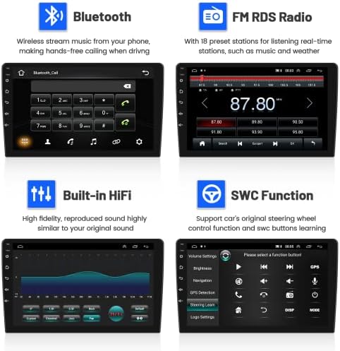 За Mazda 6 Радио 2004-2014 Андроид 11 CarPlay Android Авто Автомобил Стерео 9 Инчен Екран На Допир GPS Навигација Bluetooth Автомобил